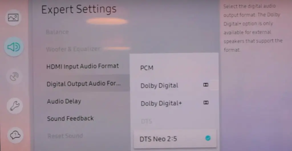 How To Change PCM To Dolby Digital on Samsung TV