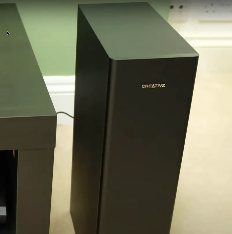 Creative 2.1 soundbar and subwoofer